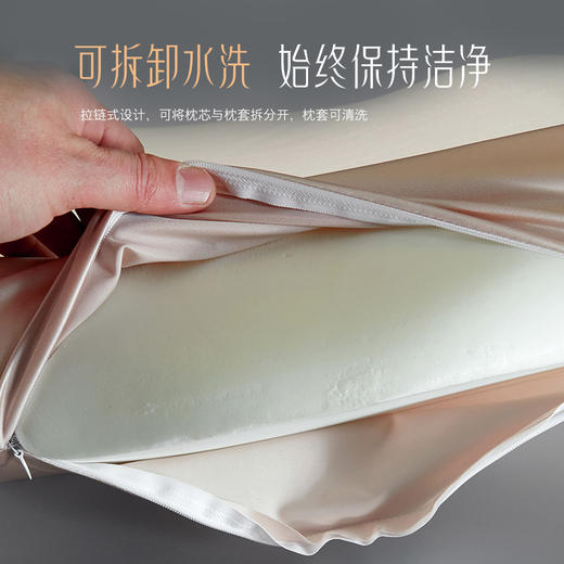 热卖！“躺下即是温柔乡”，零压感睡眠！娜印 零压助眠牵引深睡护脊枕 贴合颈椎 超柔睡感 可拆洗 商品图3