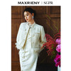MAXRIENY2025冬季新品贵雅新中式盘扣小香风千金羽绒服短款外套(货号:MS85DC518) 商品缩略图1