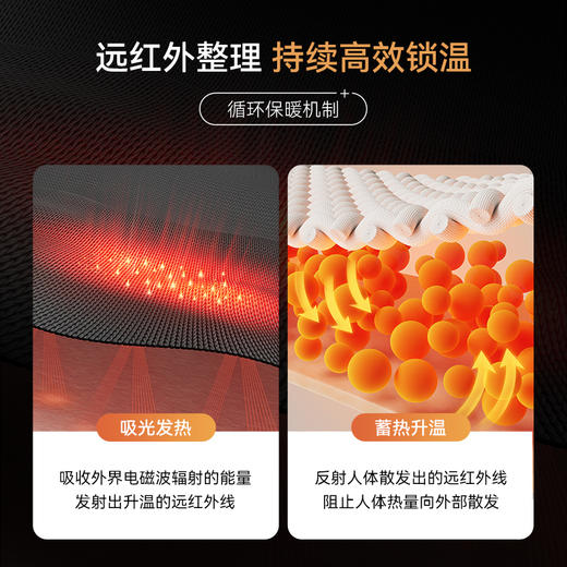 十如仕100%新疆长绒棉远红外保暖半高领长袖T恤-T16-02 商品图5