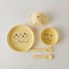  可爱防摔硅胶儿童餐具5件套卡通小肥啾 商品缩略图1