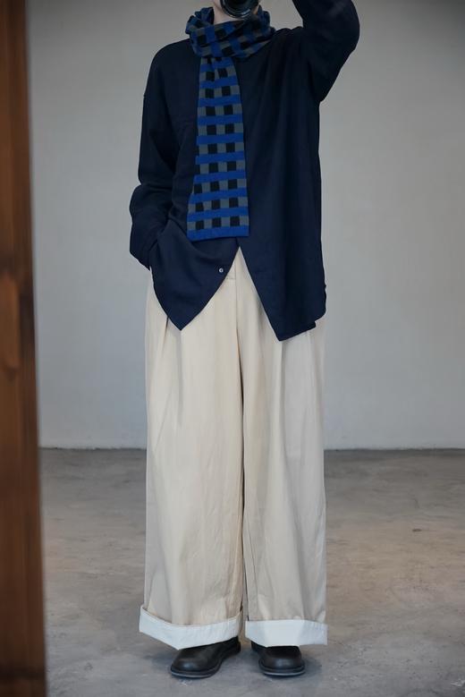 elsa esturgie 2色宽松版型羊毛薄衬衫 商品图2