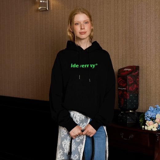 IDEVERRAY经典字母印花连帽卫衣运动风情侣同款秋季长袖新品上衣 商品图4
