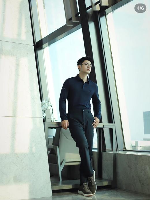 点此购买 比音勒芬春秋季男士防晒抗菌长袖Polo衫 ss 329654 商品图11