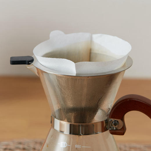  原木浆便携滴漏式手冲咖啡粉过滤纸圆锥形梯形 商品图1