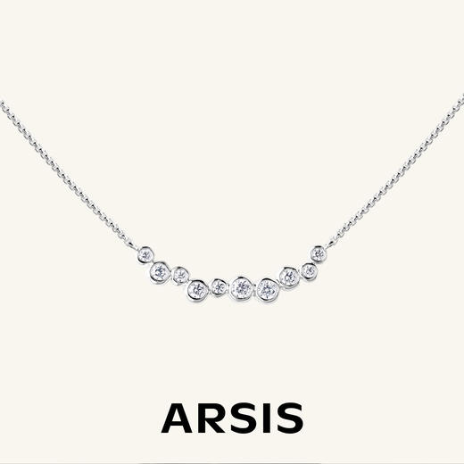 ARSIS｜流光系列 泡泡微笑项链 商品图0