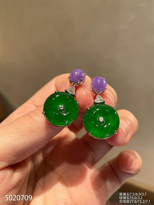 5020709，平安扣耳坠。具体价格微信咨询 商品图1