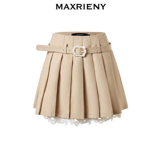 MAXRIENY【Day Dreaming-主题纪念款】甜美华丽刺绣百褶半裙(货号:MC85SK084) 商品图0