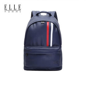 ELLE HOMME红白蓝 商务休闲双肩背包EL-D86191