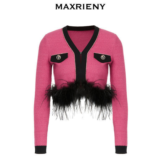 MAXRIENY肌理感小香风套头针织衫秋(货号:MC88JA570) 商品图3