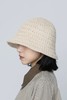 Say Something 双面用百搭奶油色编织渔夫帽 21261 商品缩略图1