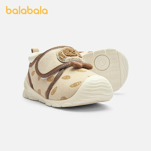 巴拉巴拉童鞋儿童学步鞋婴儿鞋子男女童宝宝鞋加绒防滑2025春秋萌 商品图1