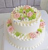 【优品系列】---双层【青提鲜花折射】水果、鲜花蛋糕 商品缩略图0