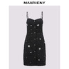 MAXRIENY【银河精灵-商场同款】精致华丽感满钻吊带连衣裙显瘦法式(货号:MC85DR367) 商品缩略图4