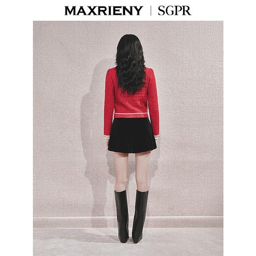MAXRIENY精致浪漫外套女2025秋冬新款千金名媛小香风上衣短款外套(货号:MS85JA515) 商品图3