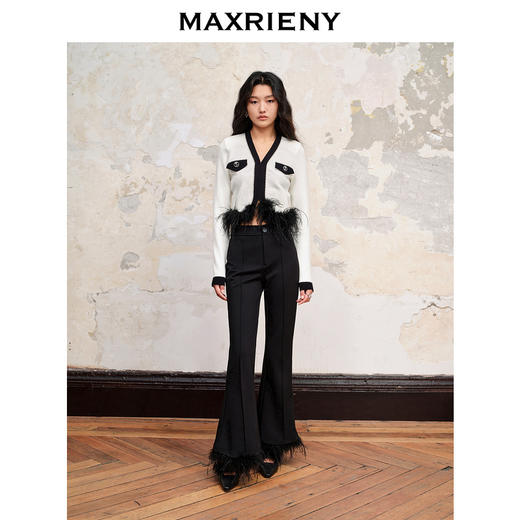 MAXRIENY肌理感小香风套头针织衫秋(货号:MC88JA570) 商品图0