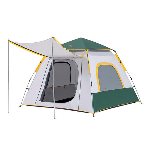 狼行者 户外全自动加厚速开防风雨公园帐篷野外露营便携式可折叠门厅帐 商品图1