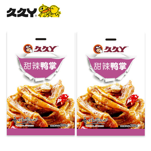 久久丫 甜辣鸭掌108g*2—rxs 商品图0