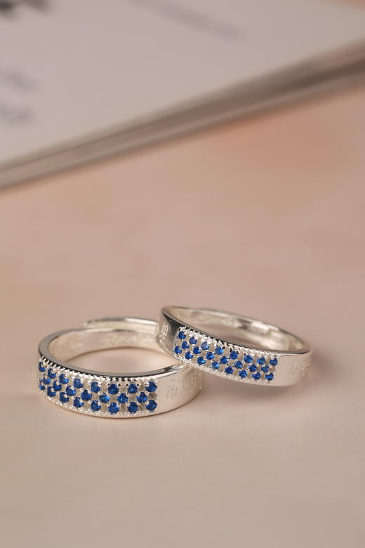 新款925纯银莲师守护戒戒指镶嵌捷克钻石 商品图3