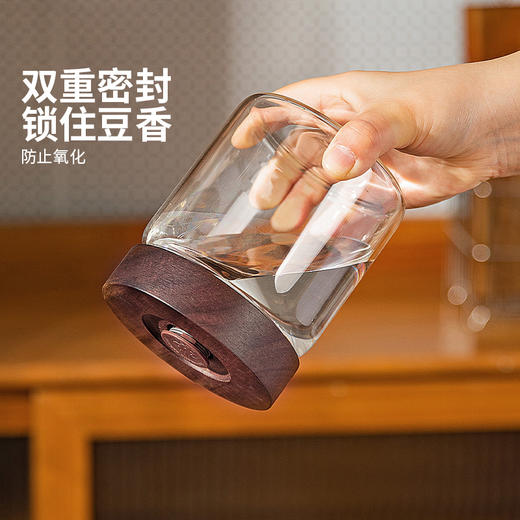 摩登主妇咖啡豆密封罐食品级真空茶叶奶粉收纳储存罐咖啡粉保存罐 商品图2