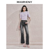 【贵雅日常-商场同款】MAXRIENY精致休闲紧身喇叭牛仔裤24秋新款(货号:MC85PA526) 商品缩略图1