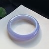 高货紫罗兰色翡翠手镯 传家宝温润圆满中式翡翠手镯49625031826H（一口价） 商品缩略图1