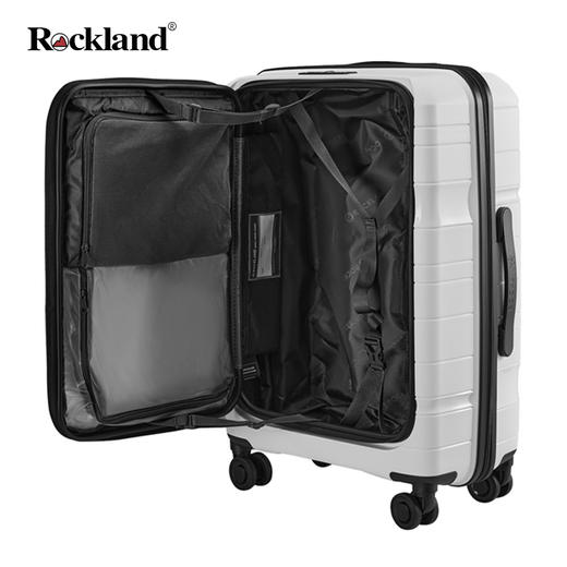 洛克兰轻奢PP商务拉杆箱CRX1201 20寸 白色/黑色/墨绿—rxs 商品图1