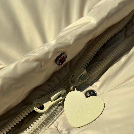 严选 | 圣捷罗拼色保暖中长款羽绒服 高克重充绒 商品图4