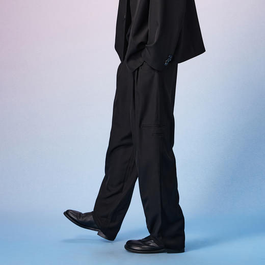 NPC2025秋季新品潮牌商务休闲宽松抗褶皱西服套装NP57TJ23 商品图3