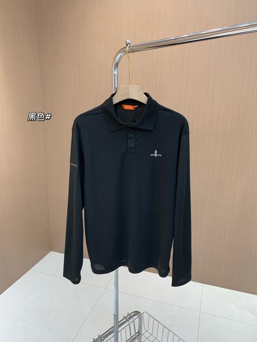 点此购买 比音勒芬春秋季男士防晒抗菌长袖Polo衫 ss 329654 商品图3