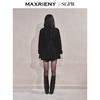 MAXRIENY【商场同款】纯色羊毛外套24秋围脖蝴蝶结领收腰系带设计(货号:MS85CT756) 商品缩略图3