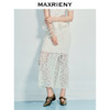 MAXRIENY2025蕾丝半身裙显瘦开叉牛仔裙开叉半裙镂空度假风(货号:MF86SK264) 商品缩略图2