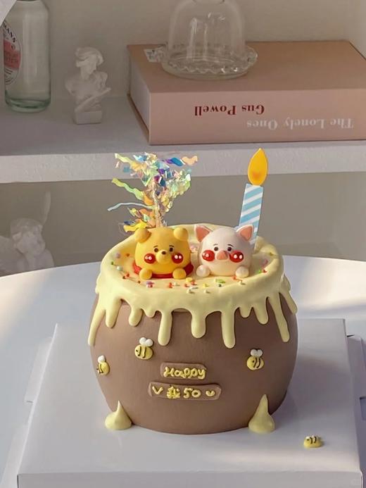 多款式~维尼熊卡通手绘小动物蛋糕-低糖处理无添加 商品图6