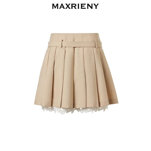 MAXRIENY【Day Dreaming-主题纪念款】甜美华丽刺绣百褶半裙(货号:MC85SK084) 商品图3