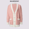 MAXRIENY复古浪漫慵懒感2025秋冬新款宽松毛衣针织开衫百搭外套(货号:MF85JA757) 商品缩略图4