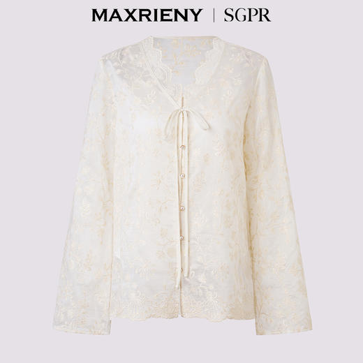 MAXRIENY【商场同款】2025秋衬衫(货号:MU86TP277) 商品图4