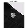 MAXRIENY极简通勤穿搭高腰长裤显高25秋款微喇高腰修身休闲裤女(货号:MF86TR501) 商品缩略图1