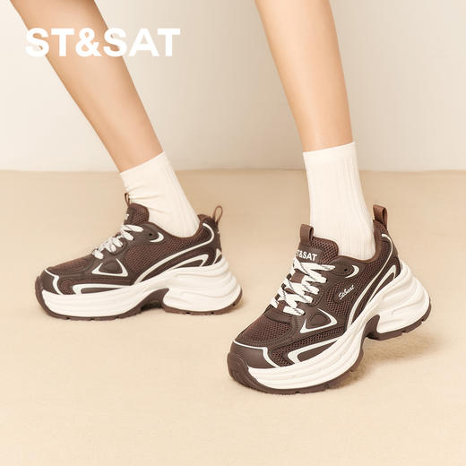 星期六机能风百搭厚底老爹鞋SSD3112571 商品图1