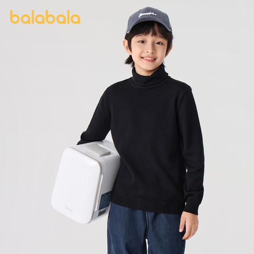 巴拉巴拉童装儿童毛衣秋冬季套头高领男女童打底衫洋气时尚百搭潮★ 商品图2