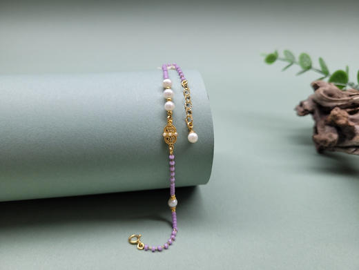 精品手链【绿松 红琉璃 珍珠 老山檀香 白水晶】 商品图4