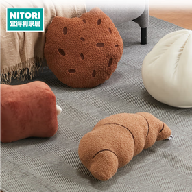  沙发抱枕玩偶可爱毛绒公仔舒柔抱枕 巧克力曲奇牛角包