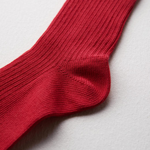 ROMI STUDIO“极简百搭”高支棉坑条抗起球中筒水手袜 RWCAP06306 商品图3