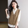 坎肩绣花马夹上衣外搭马甲，针织背心毛衣外套开衫CC-13-98001 商品缩略图2