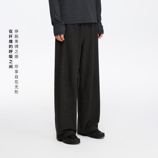 oneup磨毛弹力运动直筒长裤 商品图2