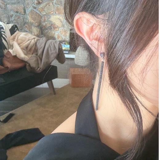 ROMI STUDIO 铜合金耳饰 复古时髦配饰垂坠长耳环RWCAP34884【礼服耳环】 商品图0