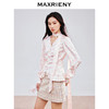 MAXRIENY欧若智性风衬衫女春日氛围感温柔衬衣系带收腰显瘦上衣女(货号:MS85TP759) 商品缩略图2
