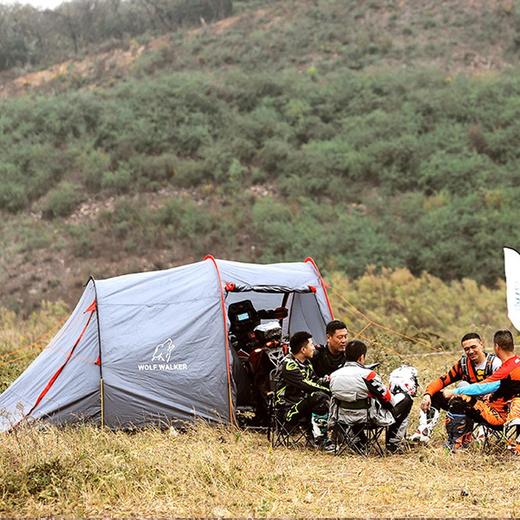 狼行者 摩托车摩旅单双人帐篷户外露营骑行自驾游防雨抗风露营帐篷 商品图1