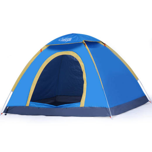 狼行者 速开全自动帐篷户外家庭套装防晒帐篷野营露营 蓝色 商品图0