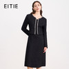 EITIE爱特爱假两件钻链设计时尚优雅冬季新款连衣裙D2507913 商品缩略图0
