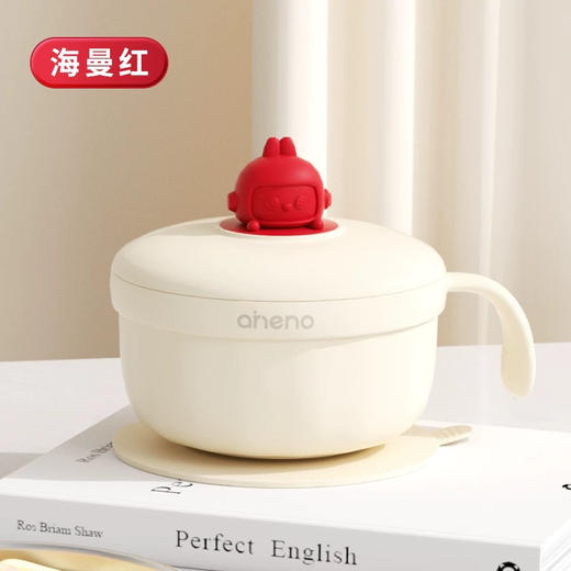 恩尼诺 不锈钢闪电兔双层吸盘碗280ML 商品图5