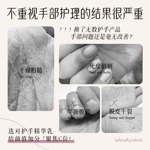 Wendy Vera 香氛护手保湿精华乳 秋冬手部护理护手霜 商品图1